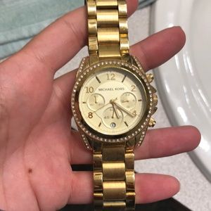Gold Michael Kors watch